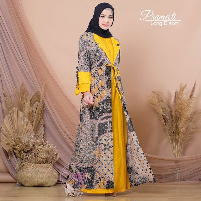 Gamis Batik Blazer Pamesti