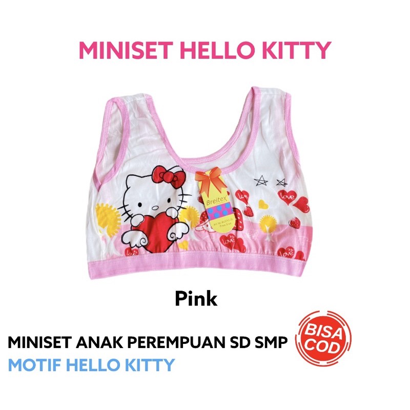 Miniset Anak Perempuan Cewek Remaja ABG SD SMP Beha BH Bra Remaja Mini Set Anak Perempuan HK