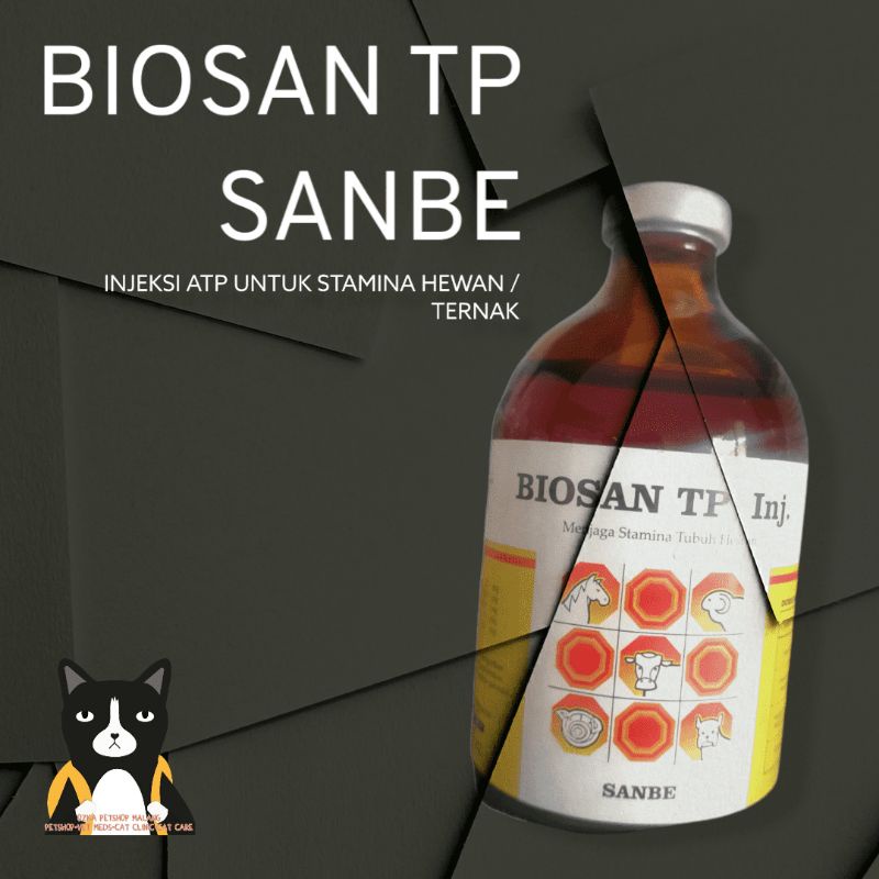 Biosan TP 100ml Obat Hewan / Ternak Sanbe ATP Booster Imun Bagus