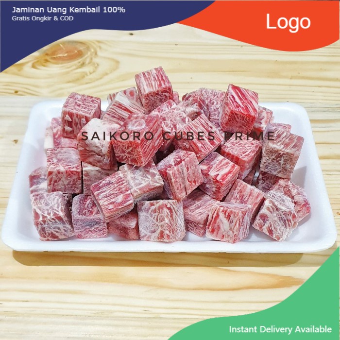 

SAIKORO WAGYU CUBE / SAIKORO WAGYU 500GR