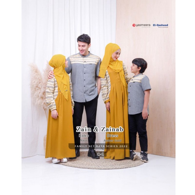 SARIMBIT ZAIN & ZAINAB C-1 BY YASMEERA |Sarimbit Lebaran| |Koko Lebaran| |Gamis Lebaran|