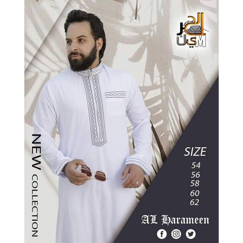 Jubah alharamainim import mesir premium original