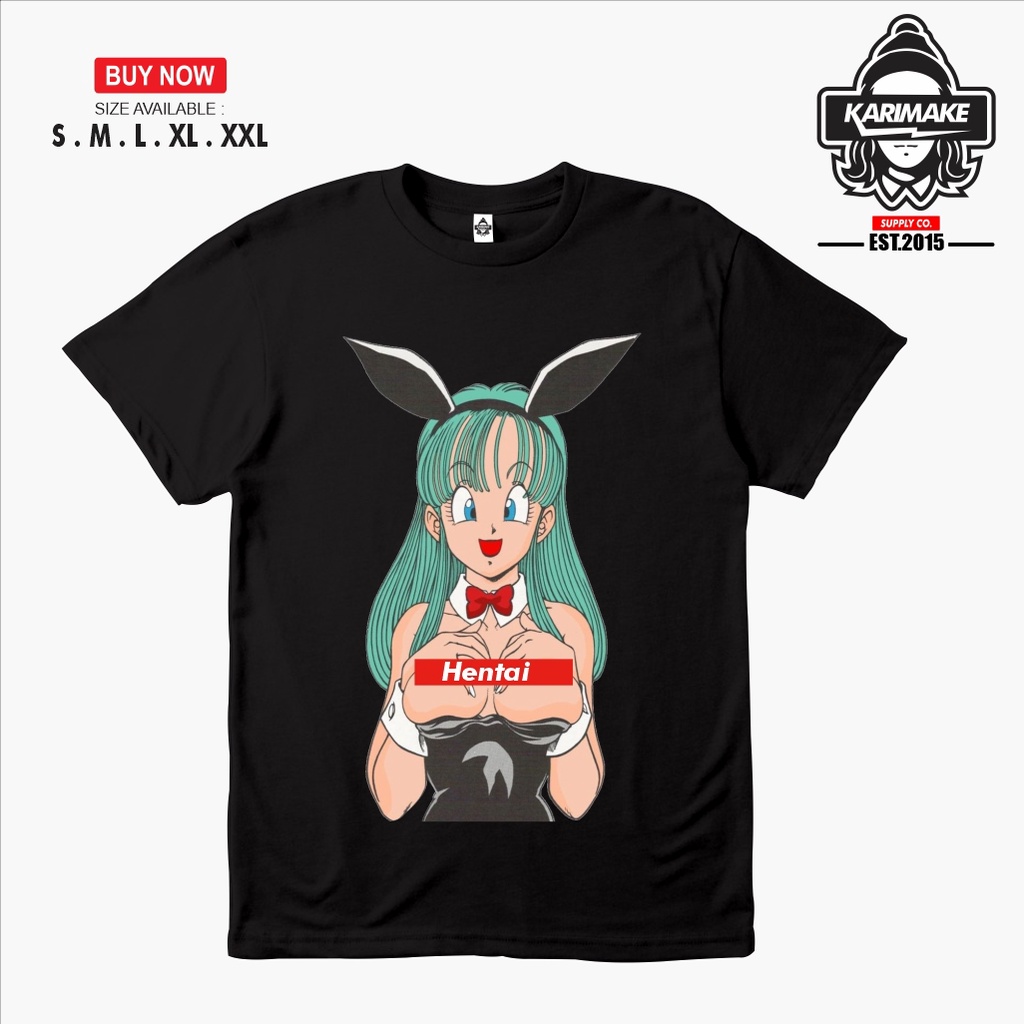 Kaos Baju Anime DRAGON BALL BULMA HENTAI Kaos Anime -