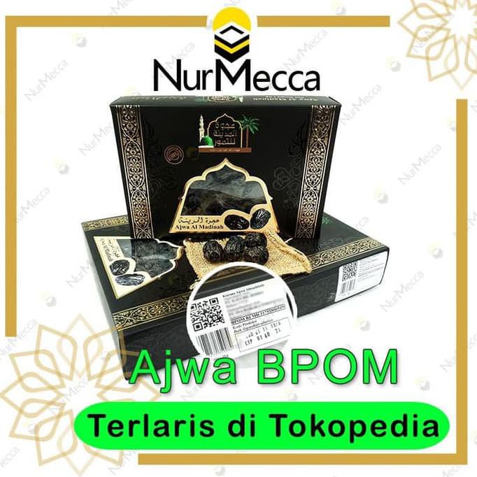 

PROMO MURAH Kurma Ajwa Premium 1 Kg Besar-jumbo Kurma Nabi Asli Madinah Best seller