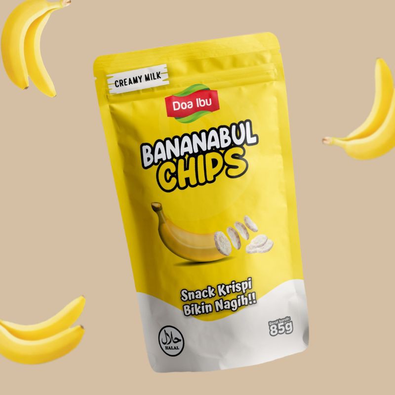 

KERIPIK PISANG BANANABUL CHIPS 125g - CREAMY MILK