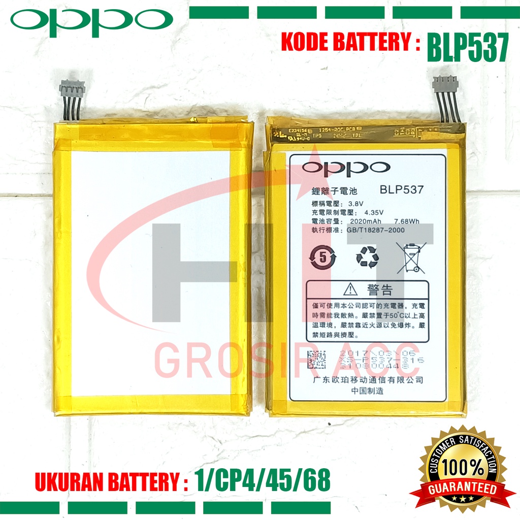 Baterai Battery Original OPPO BLP537 U Like 2 U705 U7015 U705W U705T