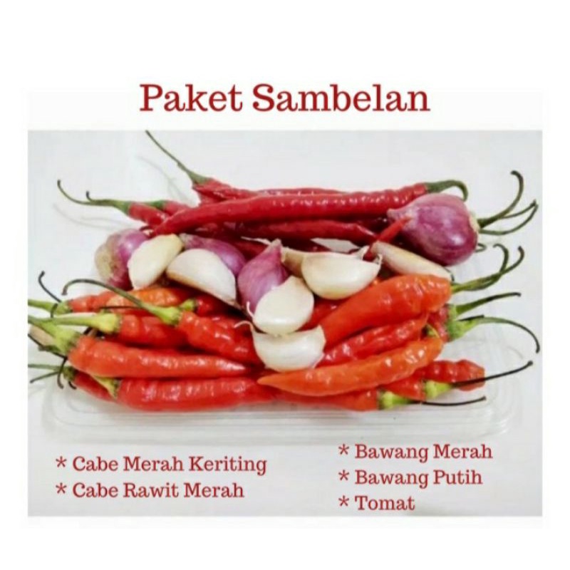 

Paket sambelan 250gr