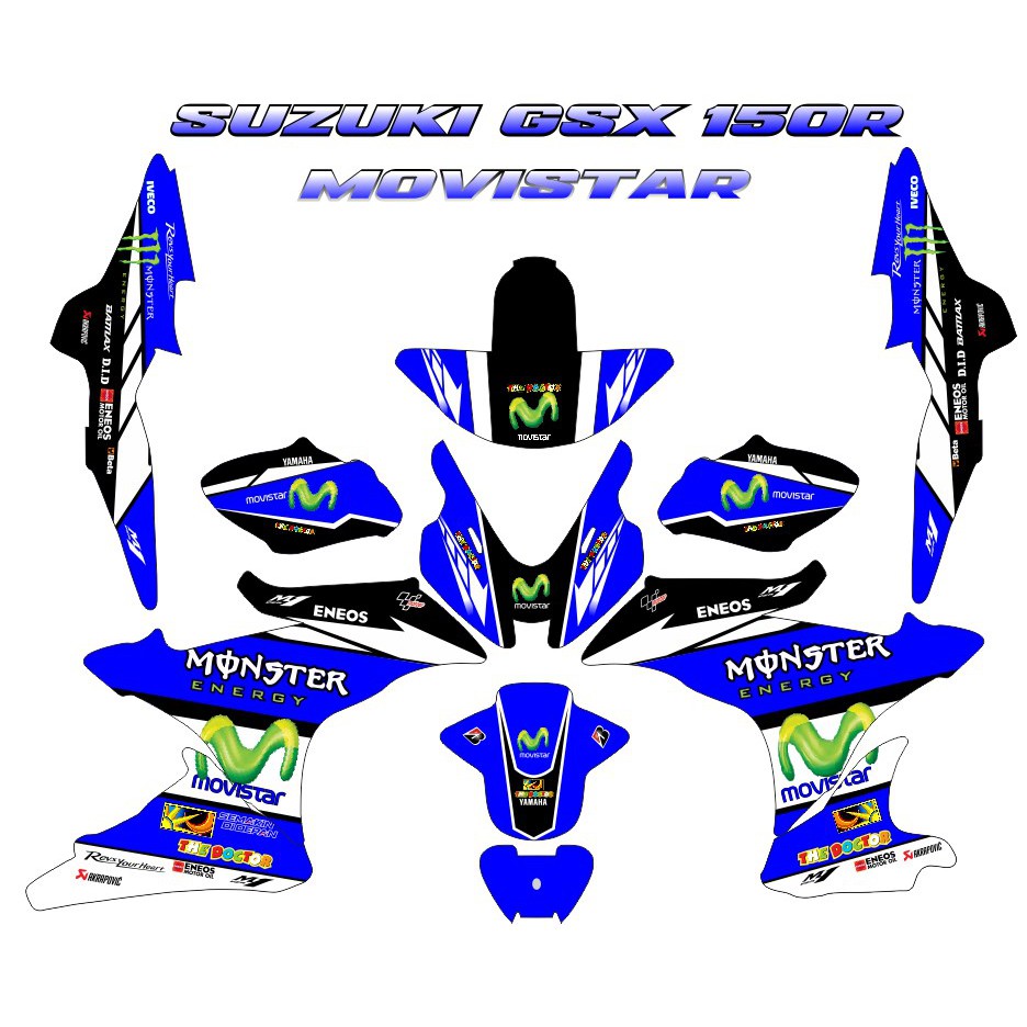 Decal Sticker GSX R150