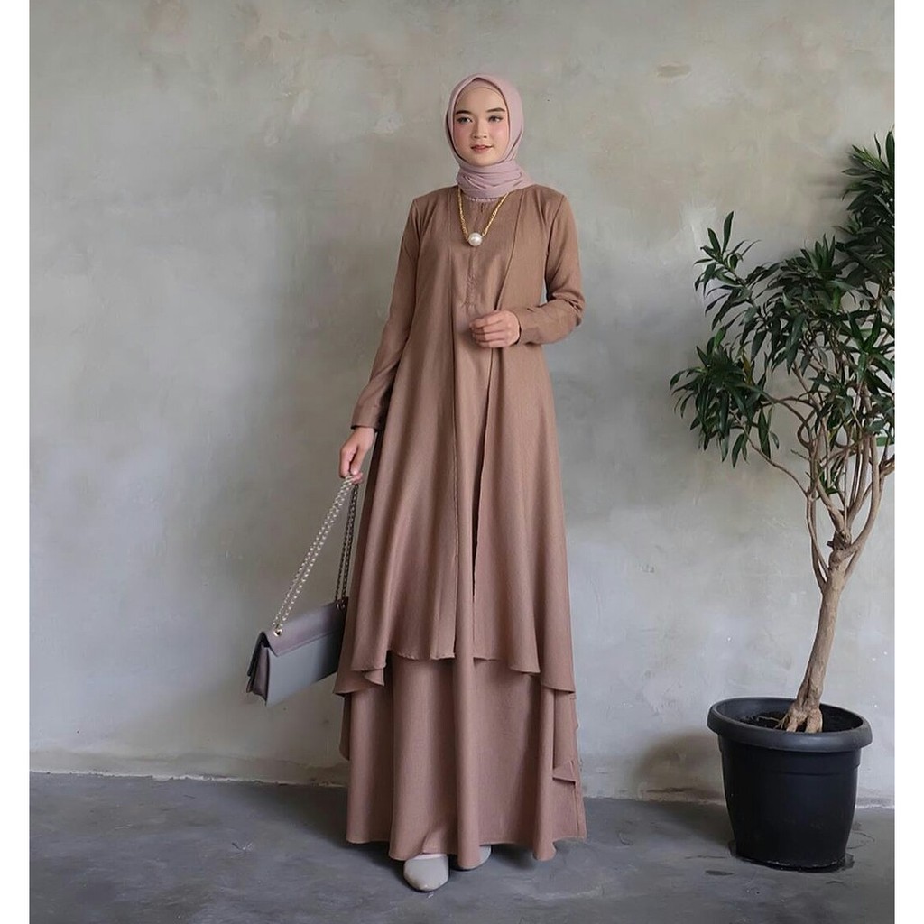 GF02 ~ ALANA MAXI matt SHAQILA HQ size S M L XL DRESS TERBARU FASHION muslim TERLARIS BAHAN SHAKILA