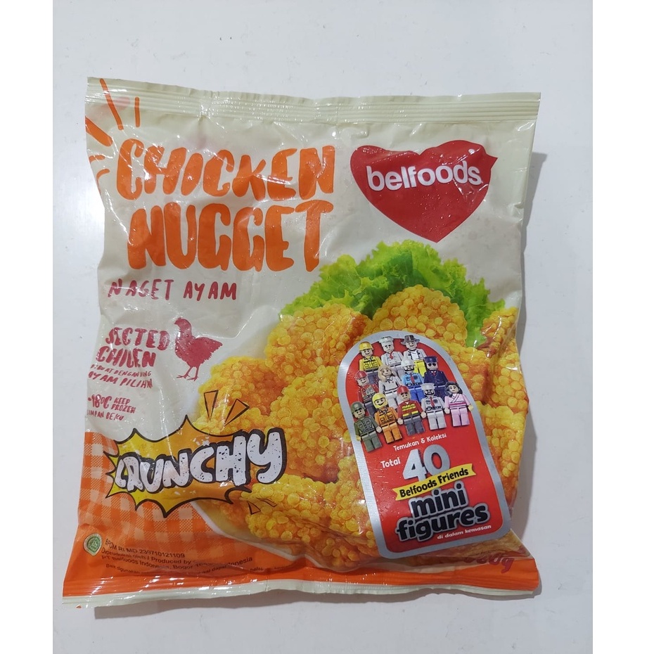 

BELFOODS chicken nugget crunchy 500gr