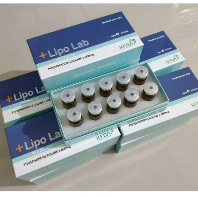 Lipo Lab + PPC Injeksi Penghancur Lemak Pelangsing Tubuh Per Box Original