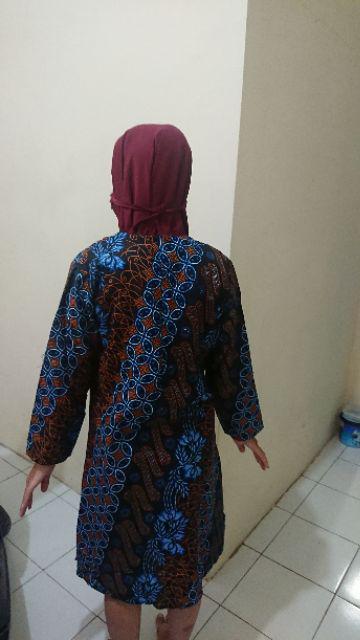 Seno Biru Maura Couple - Sania Ruffle Batik Couple Ori Ndoro Jowi Dnt Garansi Termurah Shopee Mera