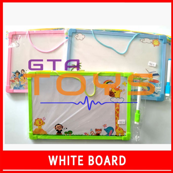 

Gta Papan Tulis Anak Warna Putih Bisa Digantung Bonus Spidol Ukuran 30x20cm - GTA1012752B