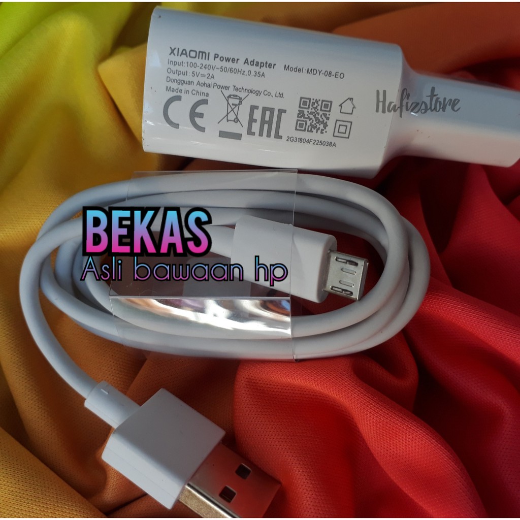 Charger xiaomi redmi4 4x redmi5 note5 note6 redmi9A original bawaan hp