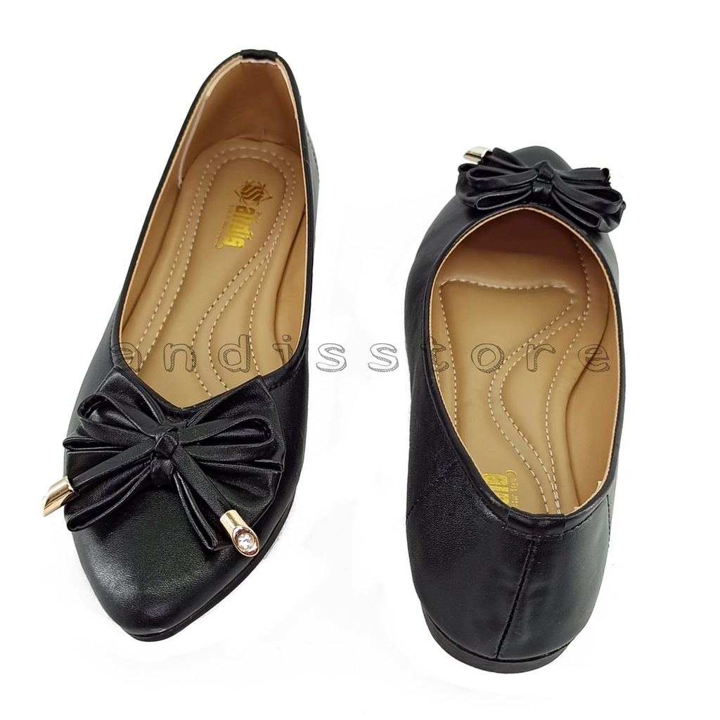 Sepatu Wanita Flat Shoes Ballerina Andis SR 02