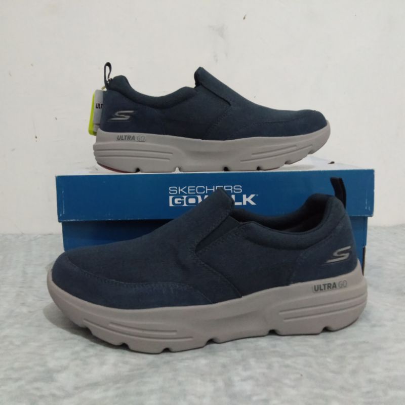 Skechers Go Walk Duro Warna : Navy / Gray Art Code : 21600/NVGY 100% Original Resmi BNIB Size 42.5