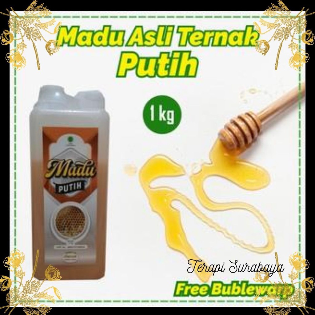 

Promo Madu Murni Asli Madu Putih 1kg 1 kg Mabruk Mabruuk Free ongkir