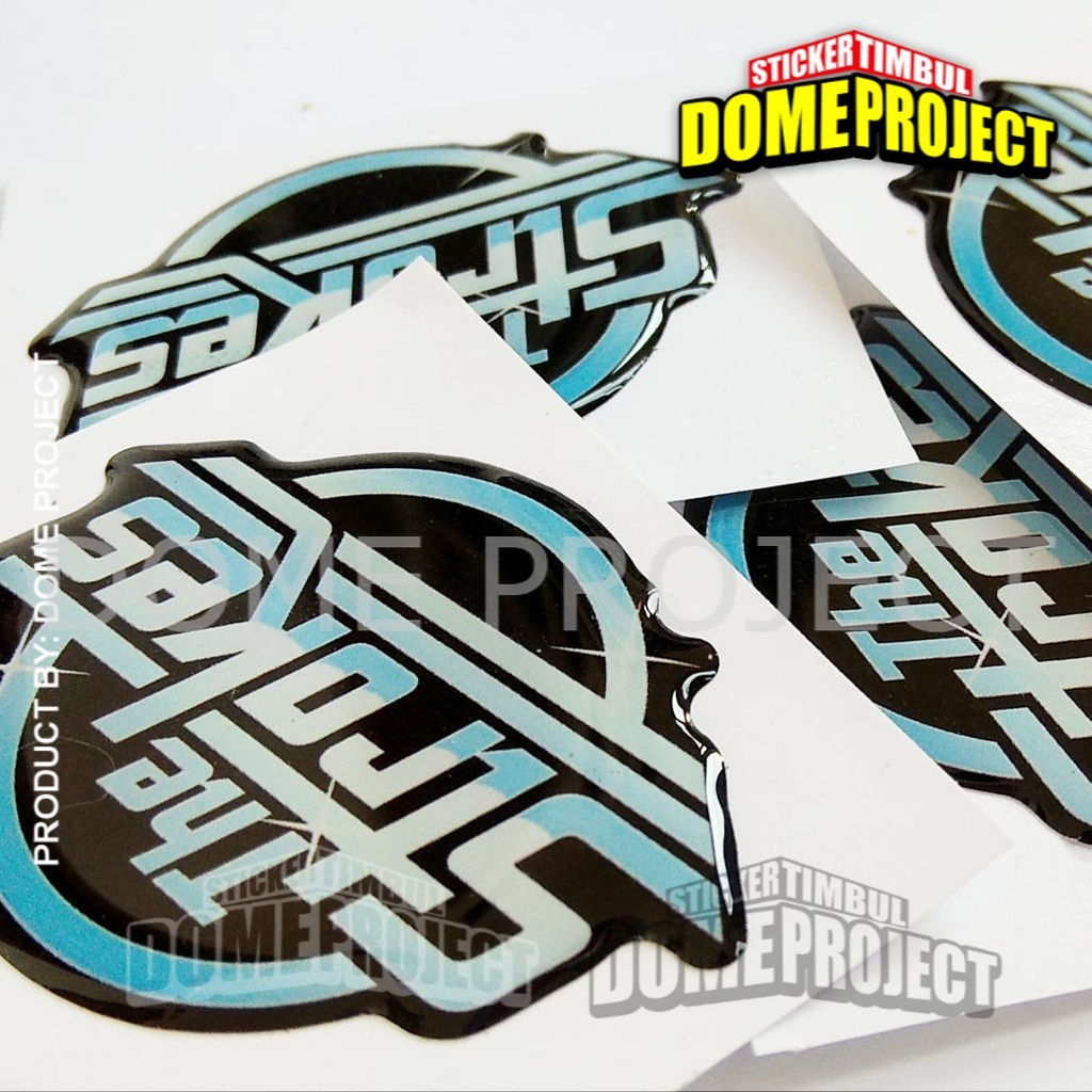 Stiker Band Stroke Aksesories Motor Emblem Sticker Mobil