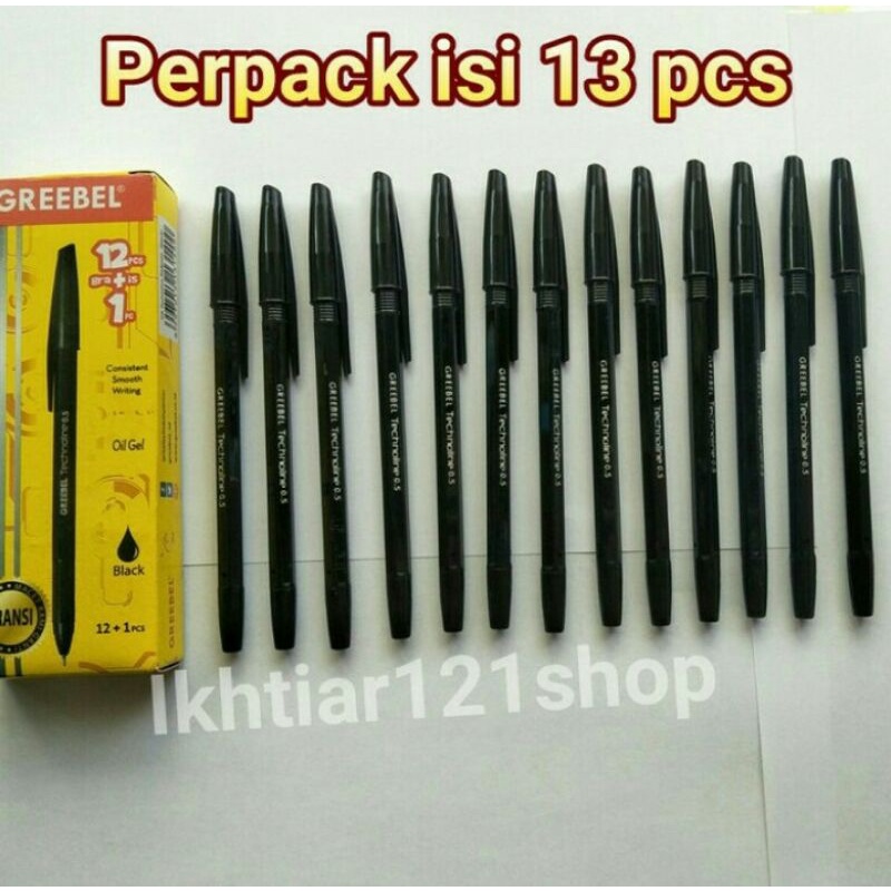 

1 Pack Pulpen Greebel/Ballpoint Greebel Technoline 0,5mm