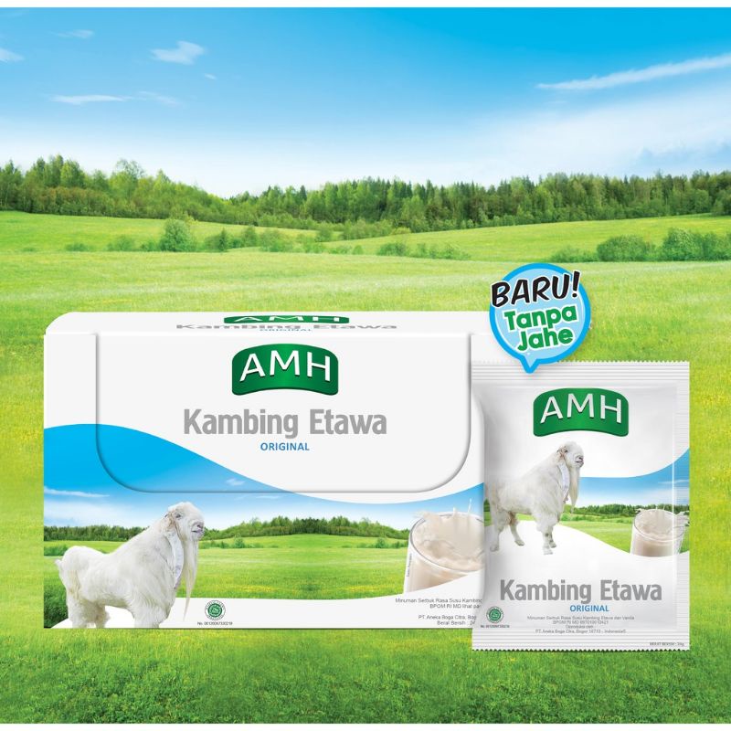 

Susu Kambing Amh Full Cream Original 10 sashet