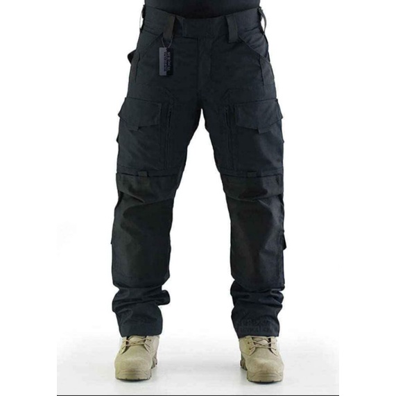 Karisock konfeksi Celana tactical panjang bahan ripstop premium | Celana lapangan cargo banyak saku