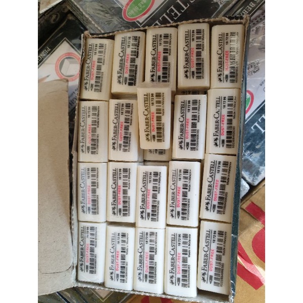 

PENGHAPUS FABER CASTELL DUST FREE ( 1 PACK ISI 40 PCS)