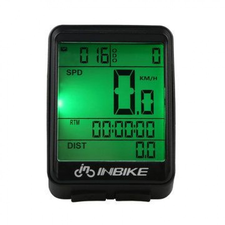 INBIKE IN321 Bicycle Waterproof LCD Odometer Speedometer Backlight