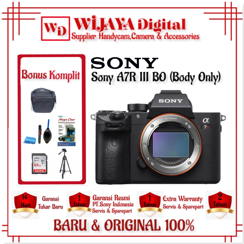 Sony Alpha A7R Mark III Body Only