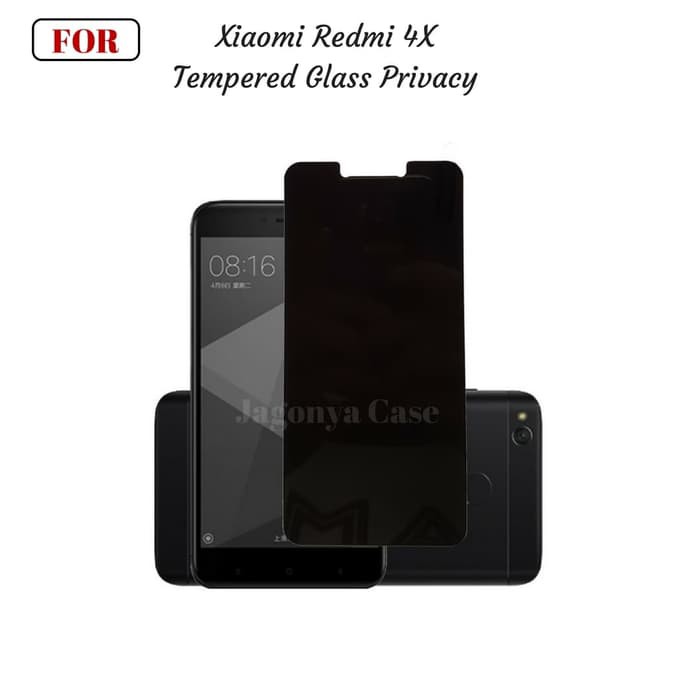 Xiaomi Redmi 4X Tempered Glass Spy Tempered Glass Privacy