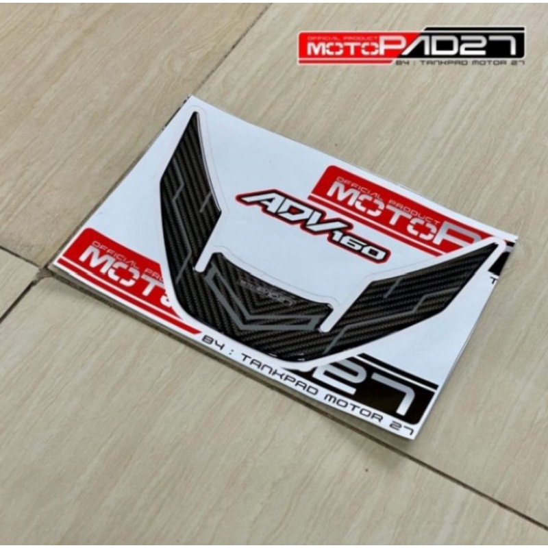 Stiker sticker resin timbul spakbor depan Honda Adv 160 premium