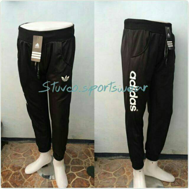 Celana Jogger Pants Panjang Adidas Hitam