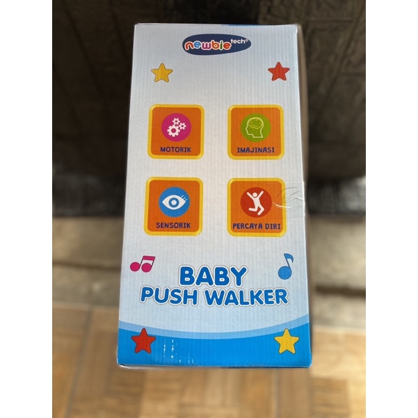 Baby Push Walker / Baby walker Newbie Tech (WARNA HIJAU / FREE BUBBLEWRAP)