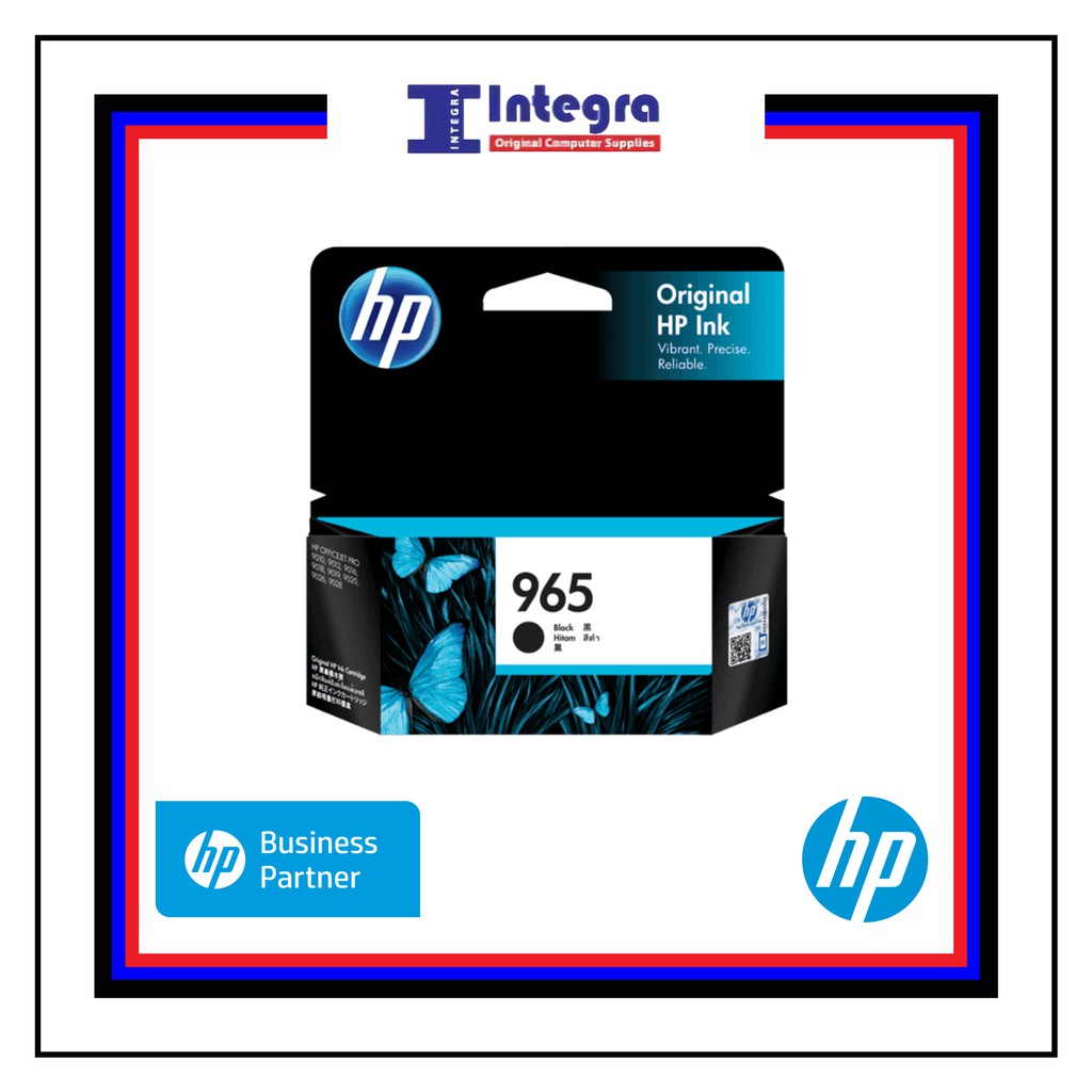 Tinta HP 965 Black Original Cartridge - 3JA80AA