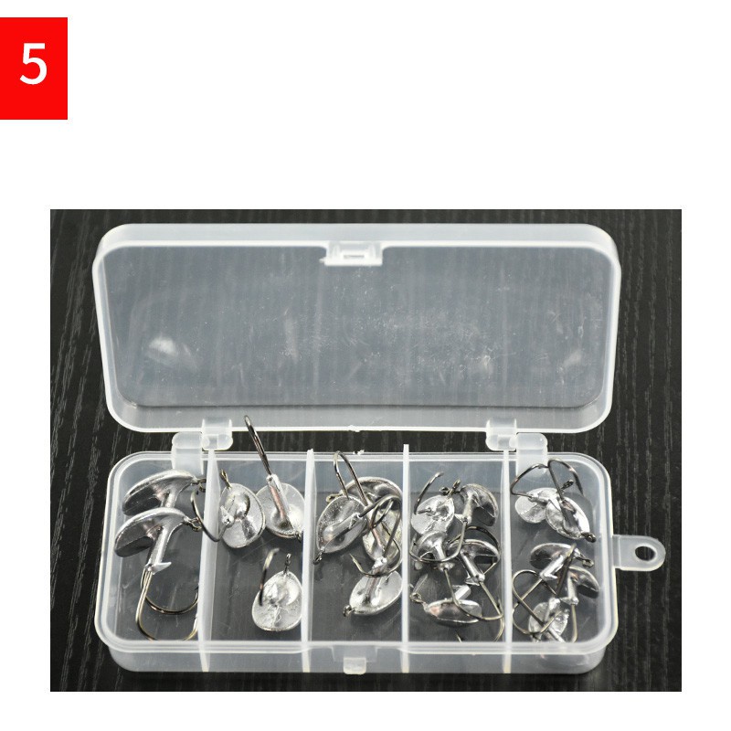 20 Pcs High Quality Lead Jig Head 3.5g - 14g Carbon Steel Fishing Hook Set