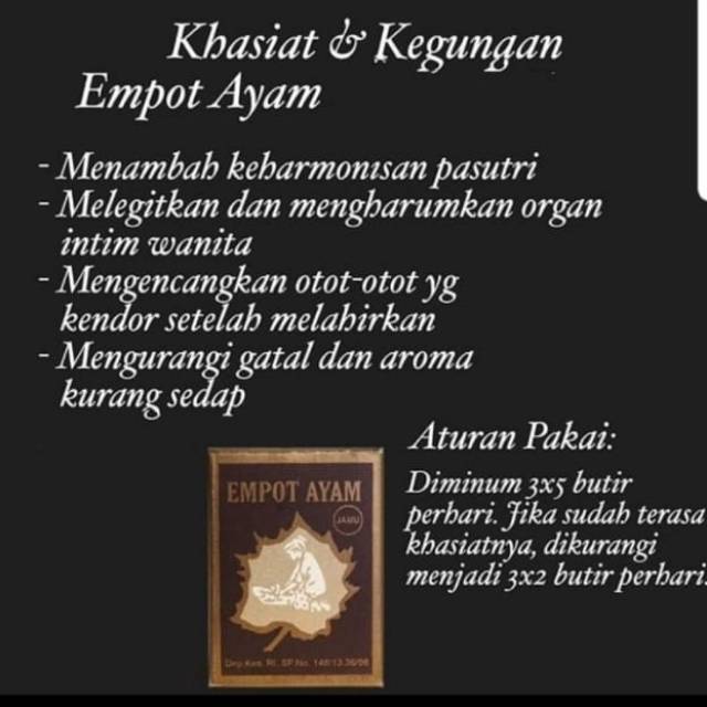 EMPOT AYAM SUPER ASLI MADURA