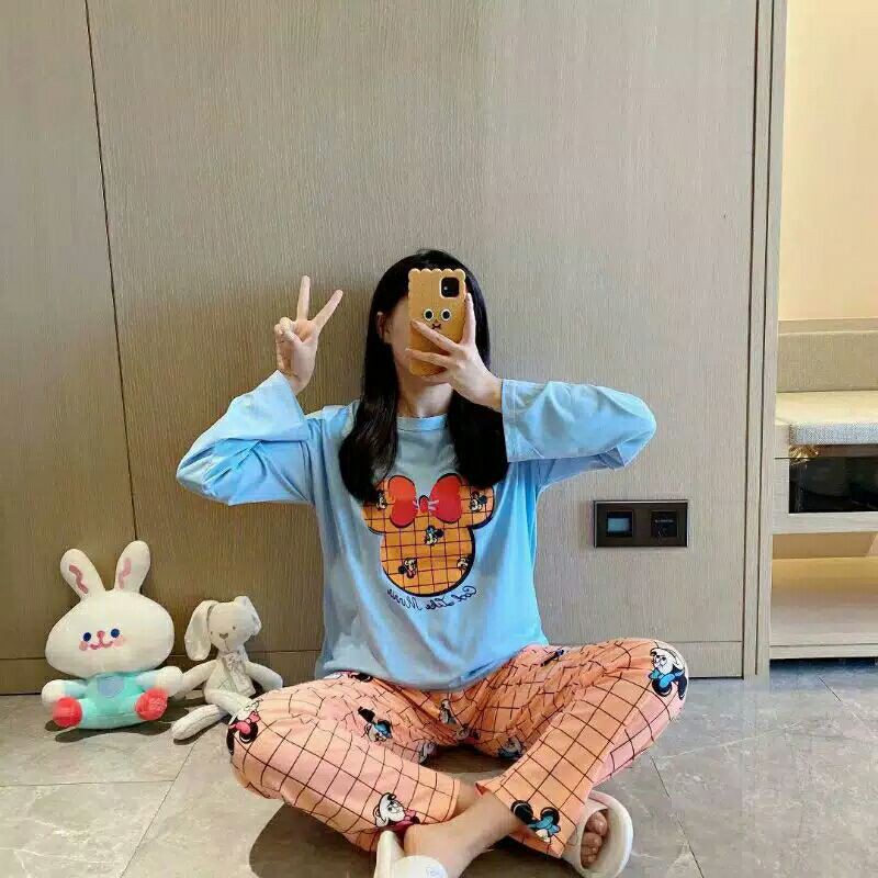 baju tidur import premium pp warna