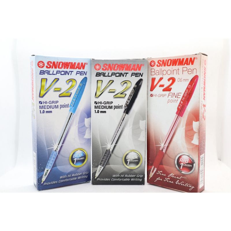 

ATH Pulpen Snowman V-2 Semi Gel Fine ( 1pak/12pcs )