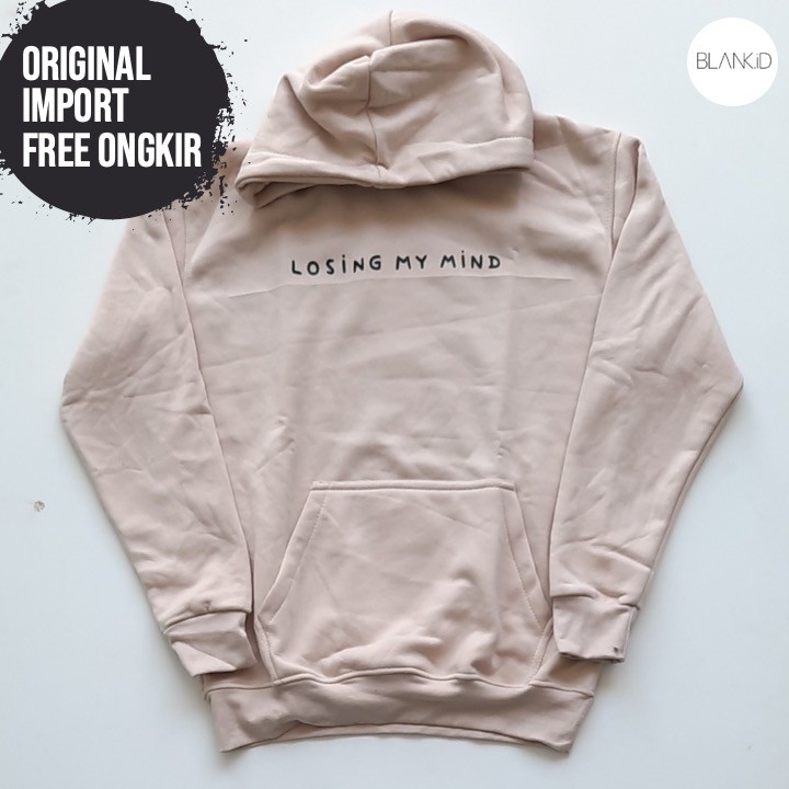 HOODIE HnM LOSING MY MIND CREAM ORIGINAL - HOODIE H&M ORIGINAL - HOODIE HnM PRIA - HOODIE H M ORI