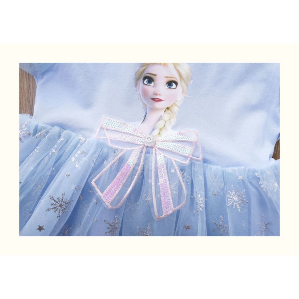 [PRINCESS KESLI] 1-7tahun Gaun putri Elsa gadis baru/baju bayi perempuan mesh/Dress anak perempuan/dress pesta bayi/baju anak perempuan pakaian bayi perempuan import/kado anak ulang tahun Elsa Frozen