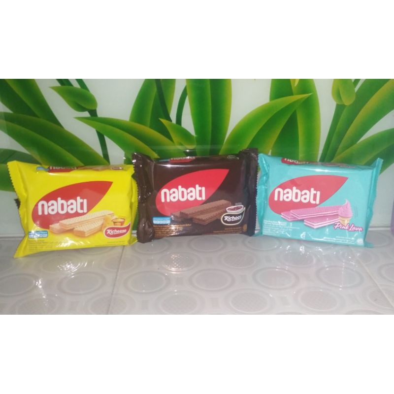 

Nabati Wafer 50gr Rasa Keju/Coklat/Pink Lava (Minimal Pembelian 3Bks)