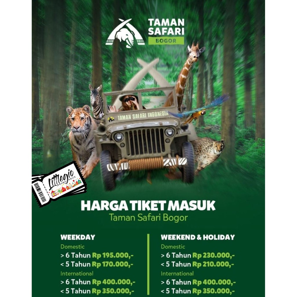 Tiket Taman Safari Tiket Masuk Taman Safari Cisarua Bogor Indonesia