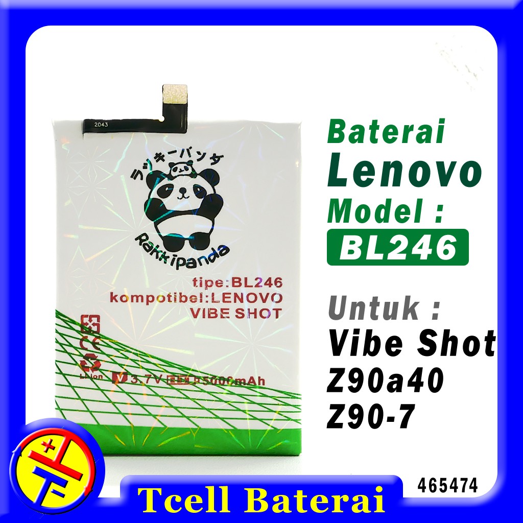 Baterai BATTERY Lenovo Vibe Shot Z90 BL246 Rakkipanda Batre Z90a40 Z90-7 by TA