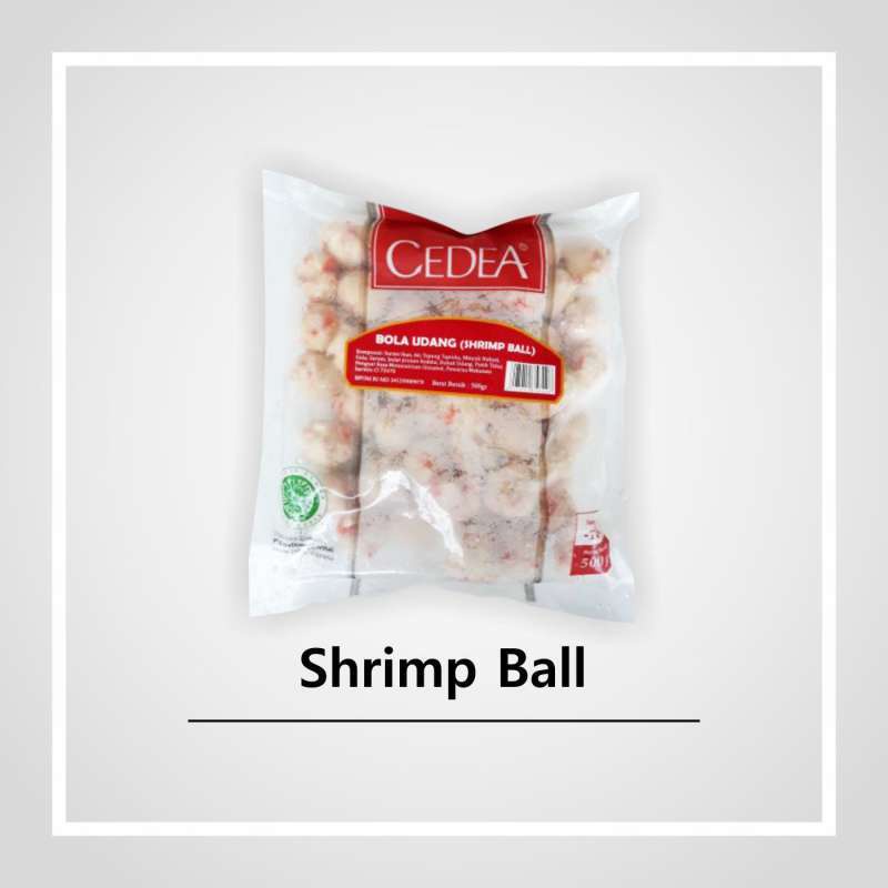 SHRIMP BALL CEDEA 200GR / 14PCS BASO UDANG BAKSO HALAL