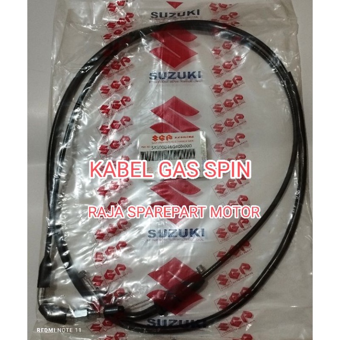 KABEL GAS SUZUKI SPIN 125 TALI GAS THROTTLE SUZUKI SPIN 125 SKYWAVE SKYDRIVE