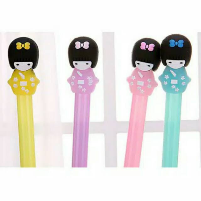 

Pulpen Gel Lucu Japanese Doll
