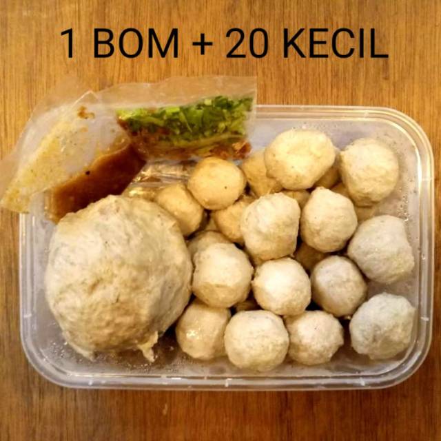 

1 Bakso Bom + 20 Bakso Kecil