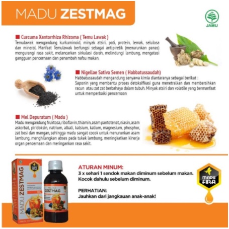 Madu Zestmag Zetmag Obat Asam Lambung Original Ampuh Atasi Masalah LAMBUNG