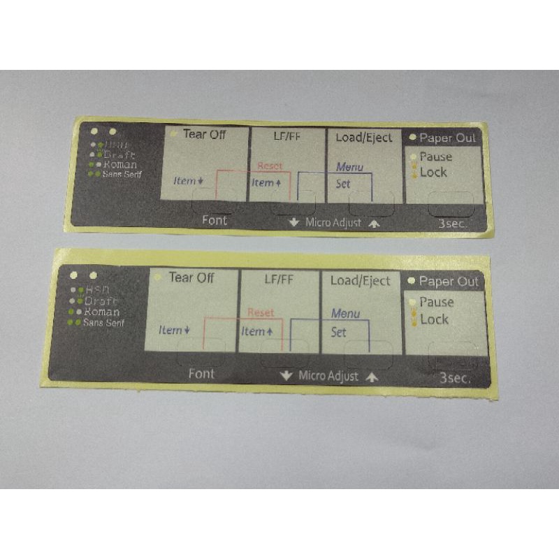 

Stiker Panel Epson LX310 LQ310 New Original