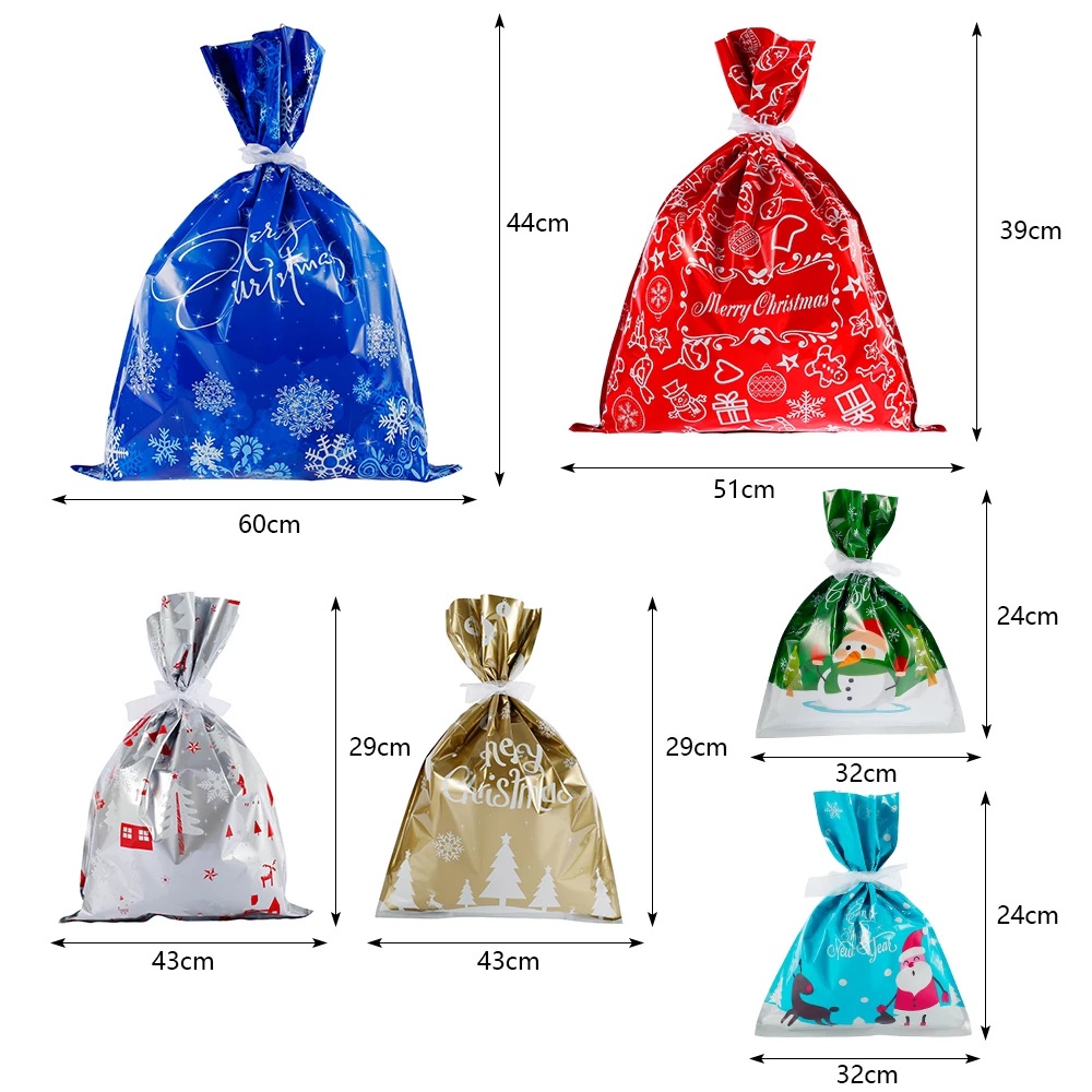 Tas Permen Bahan Plastik Untuk Dekorasi Natal/Hot Sale