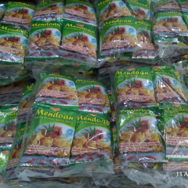 

Tepung Mendoan ALIDA aseli Purwokerto per pack isi 12 pcs - Tepung Tempe Mendoan Tepung Murah Promo